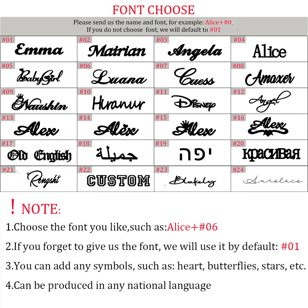 Customized Stainless Steel Women Necklace