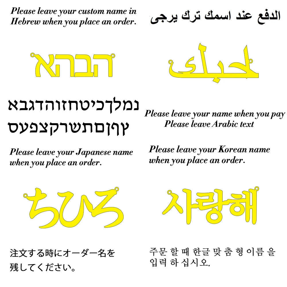 Customized Stainless Steel Women Necklace